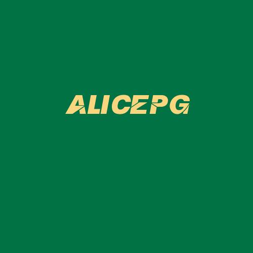 Logo da ALICEPG