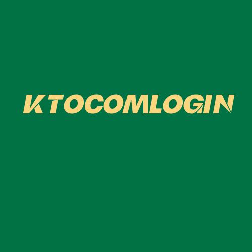 Logo da KTOCOMLOGIN